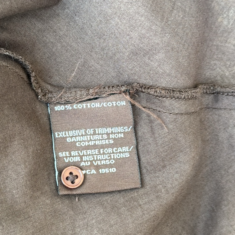 Lole brown eyelet lined skirt W8 - Picture 7 of 8